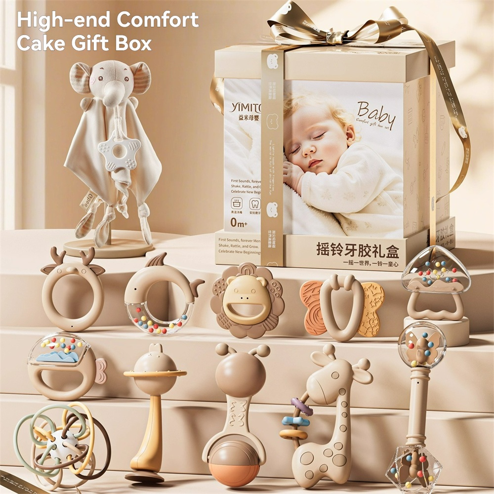 Baby Rattle Toy Set - 13 шт., набор погремушек для маленьких