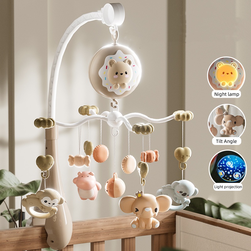 Baby Rattle Toy Set - Развивающие игрушки для новорожденных: электрическая музыкальная
