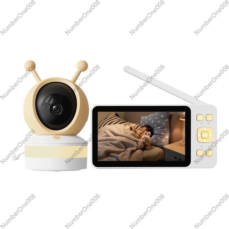 Wireless Baby Monitor - 5-дюймовый HD-монитор для наблюдения за ребенком,