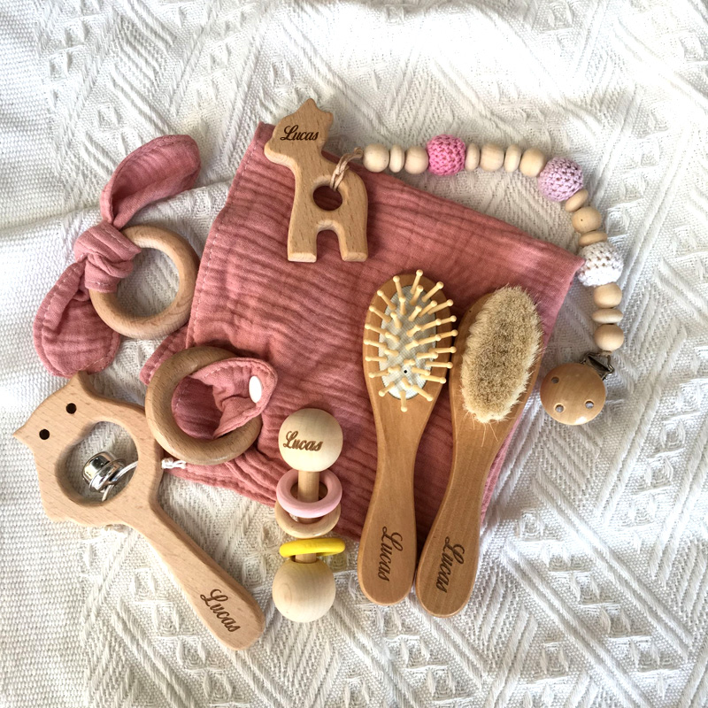 Baby Rattle Toy Set - Персонализированный набор игрушек для ванной с