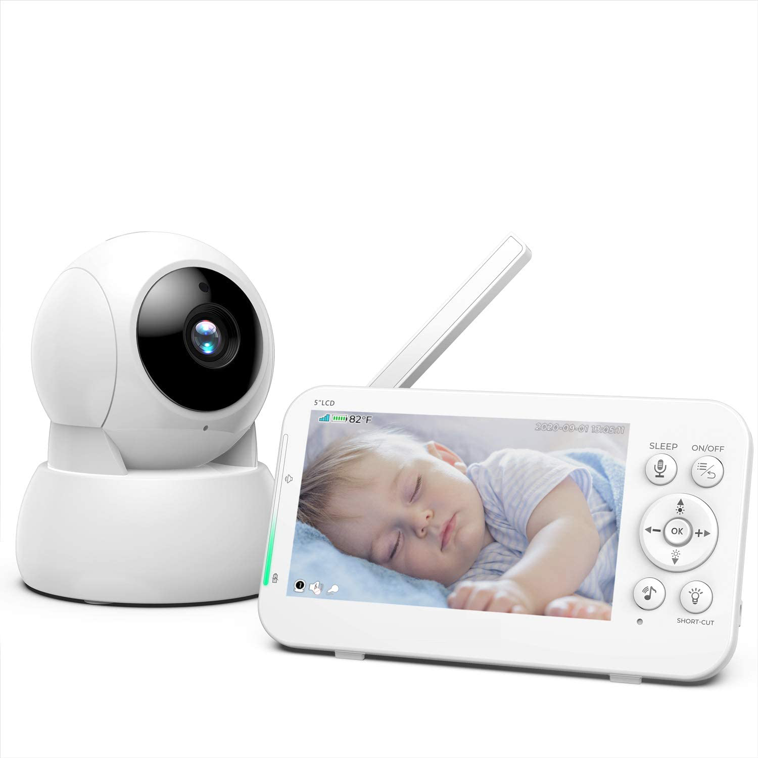 5-дюймовый экран, 720P, монито – обзор и цена Wireless Baby Monitor