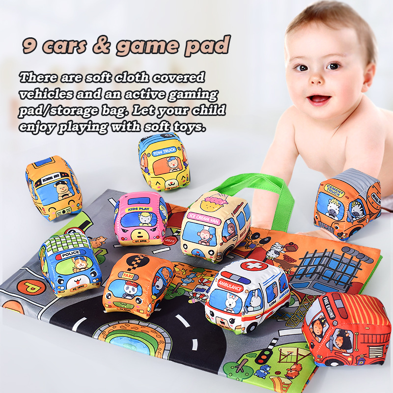 Мягкий автомобильный игрушечны – обзор и цена Baby Rattle Toy Set