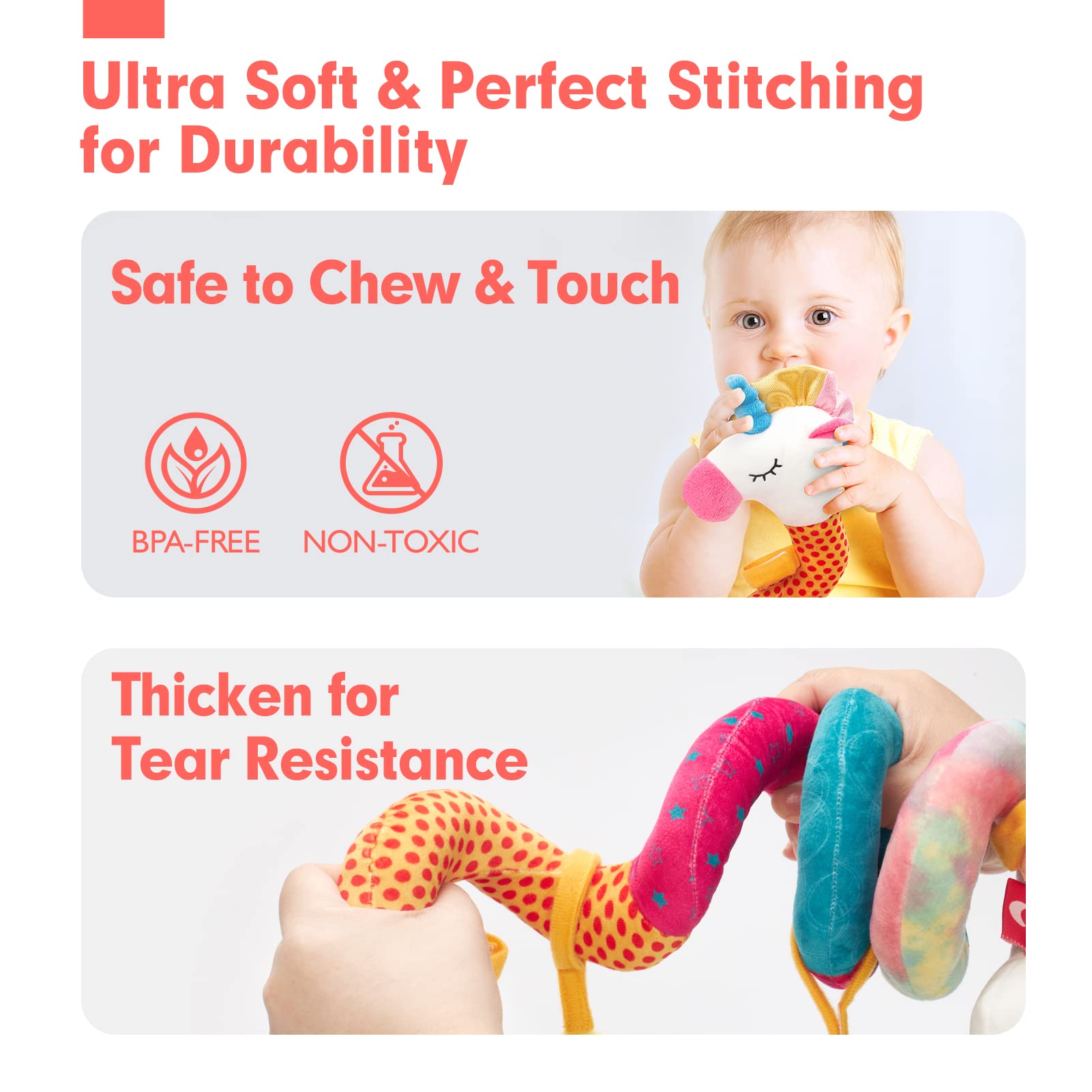 Игрушки для автокресла для мла – обзор и цена Baby Rattle Toy Set
